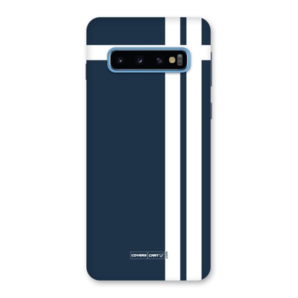 Blue and White Back Case for Galaxy S10