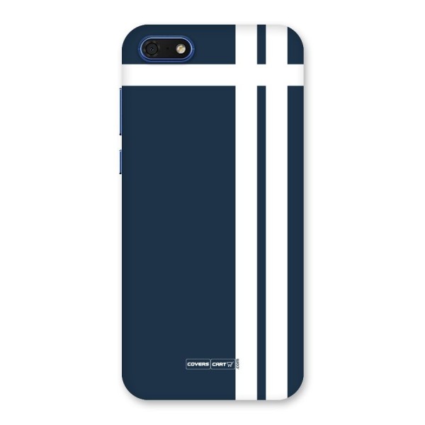 Blue and White Back Case for Honor 7s