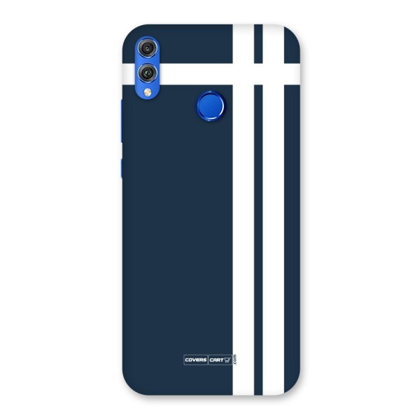 Blue and White Back Case for Honor 8X