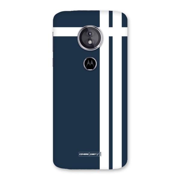 Blue and White Back Case for Moto E5