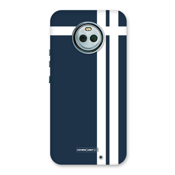 Blue and White Back Case for Moto X4