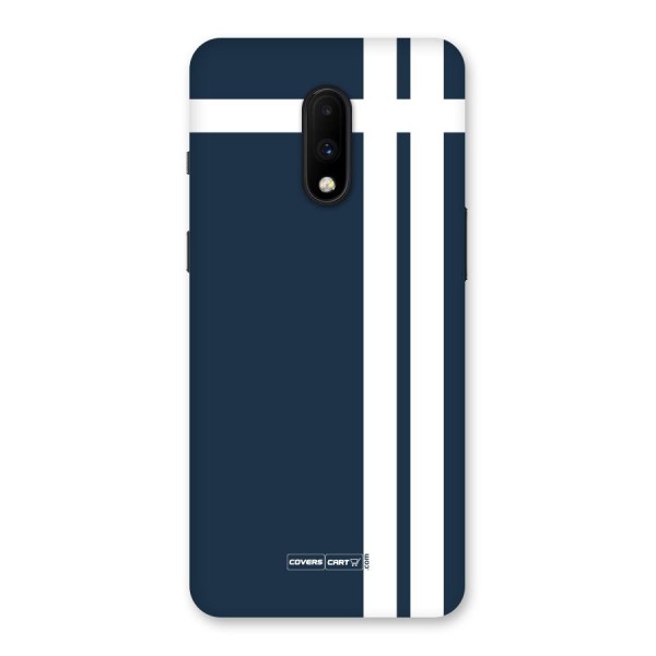 Blue and White Back Case for OnePlus 7