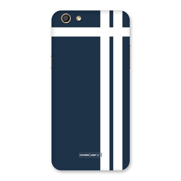 Blue and White Back Case for Oppo F3