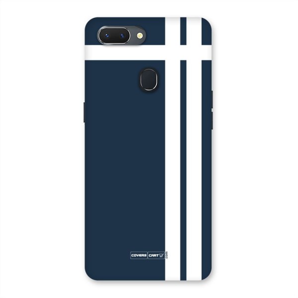 Blue and White Back Case for Oppo Realme 2