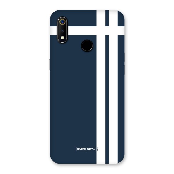 Blue and White Back Case for Realme 3