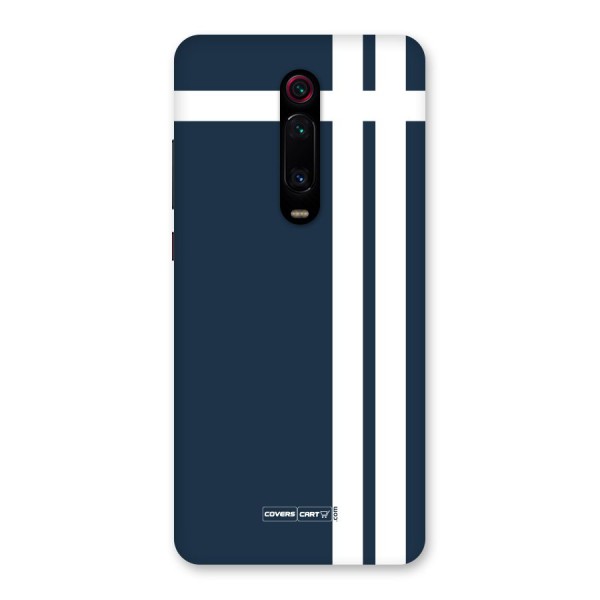 Blue and White Back Case for Redmi K20 Pro