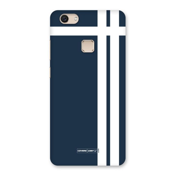 Blue and White Back Case for Vivo V7