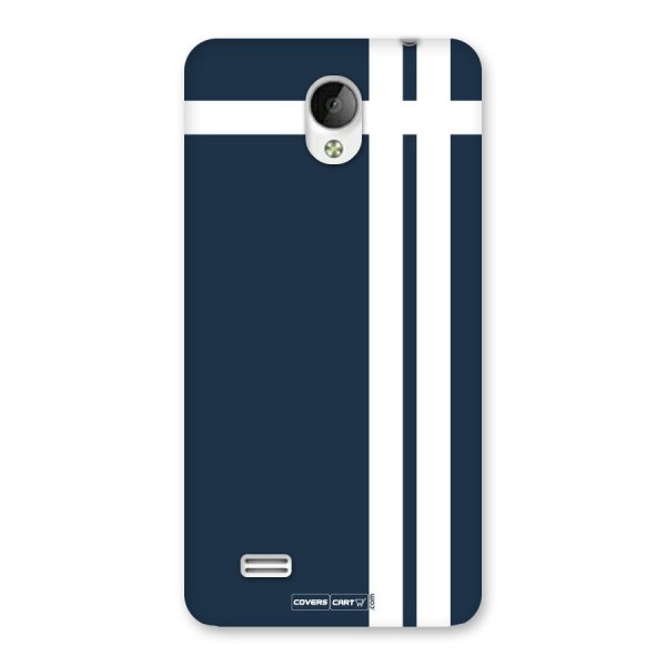 Blue and White Back Case for Vivo Y21