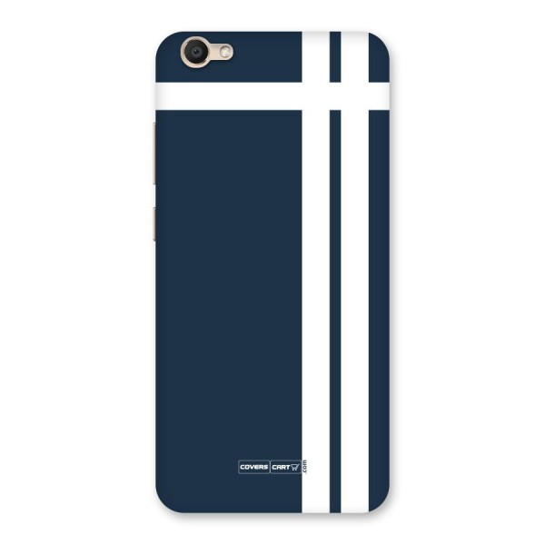 Blue and White Back Case for Vivo Y67