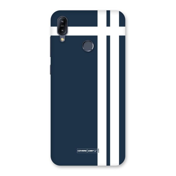Blue and White Back Case for Zenfone Max M2