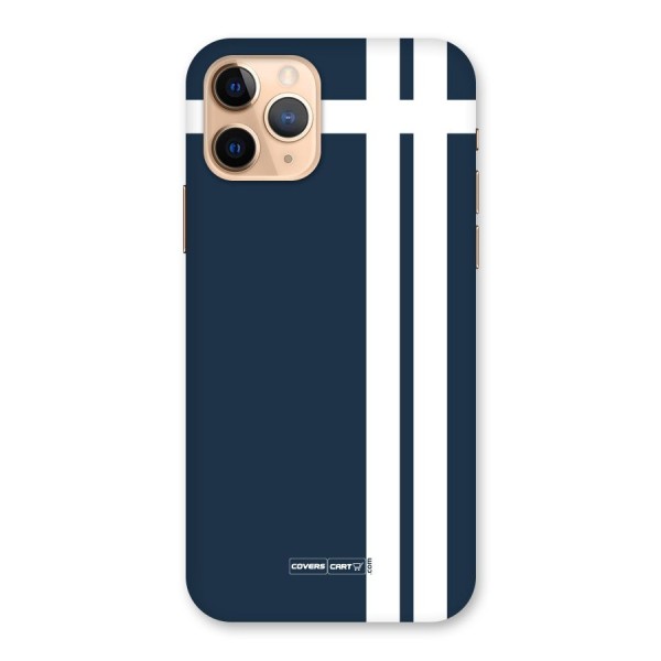 Blue and White Back Case for iPhone 11 Pro
