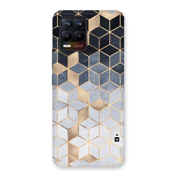 Blues And Golds Back Case for Realme 8
