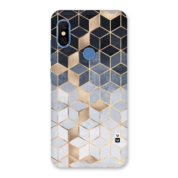 Blues And Golds Back Case for Redmi Note 6 Pro