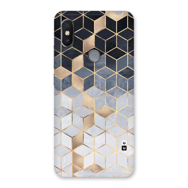 Blues And Golds Back Case for Redmi Y2