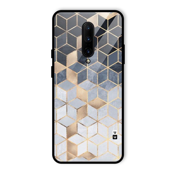 Blues And Golds Glass Back Case for OnePlus 7 Pro