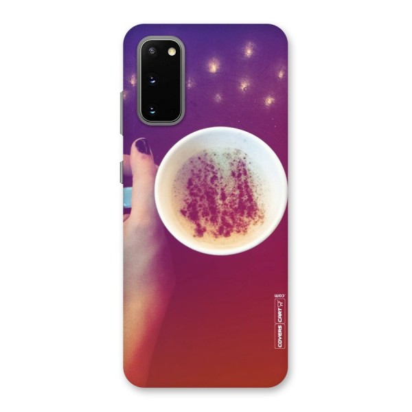 Bokeh Coffee Mug Back Case for Galaxy S20