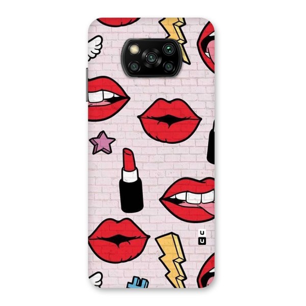 Bold Red Back Case for Poco X3