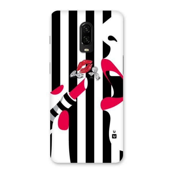 Bold Woman Back Case for OnePlus 6T