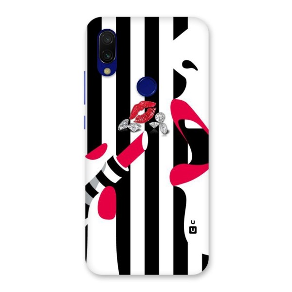 Bold Woman Back Case for Redmi 7