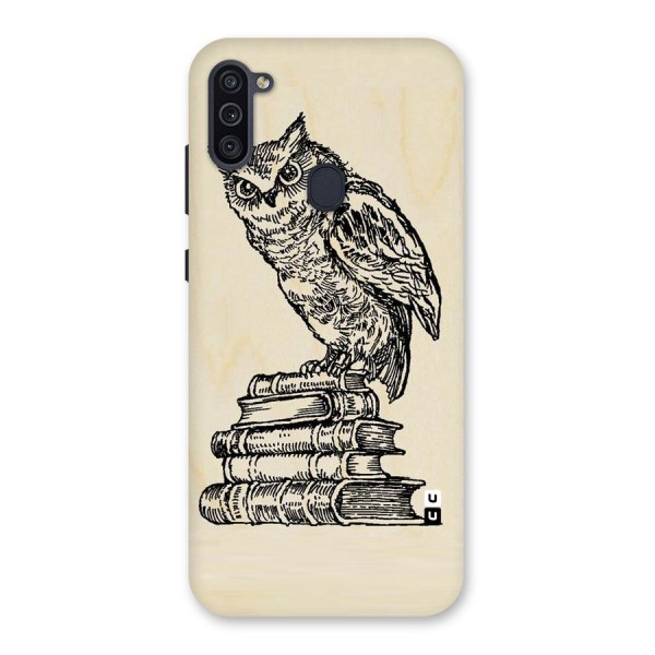 Book Owl Back Case for Galaxy M11