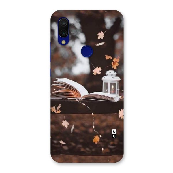 Book and Fall Leaves Back Case for Redmi Y3