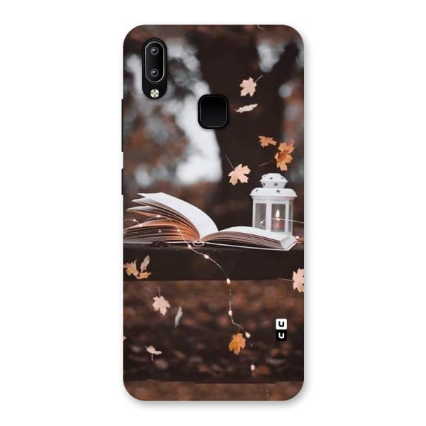 Book and Fall Leaves Back Case for Vivo Y93