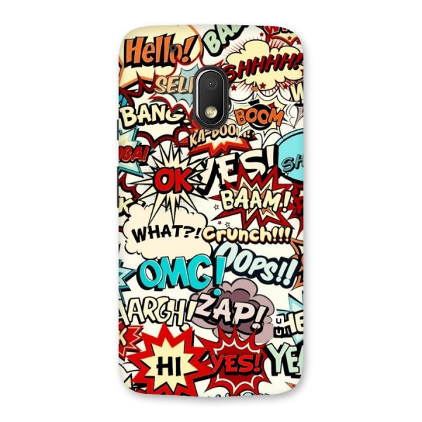 Boom Zap Back Case for Moto G4 Play