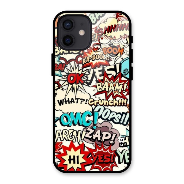Boom Zap Glass Back Case for iPhone 12