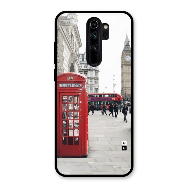 Booth In Red Glass Back Case for Redmi Note 8 Pro