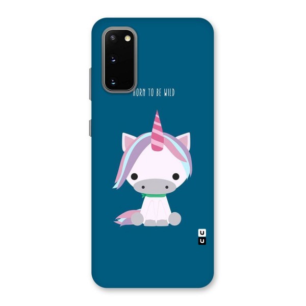 Born Wild Unicorn Back Case for Galaxy S20
