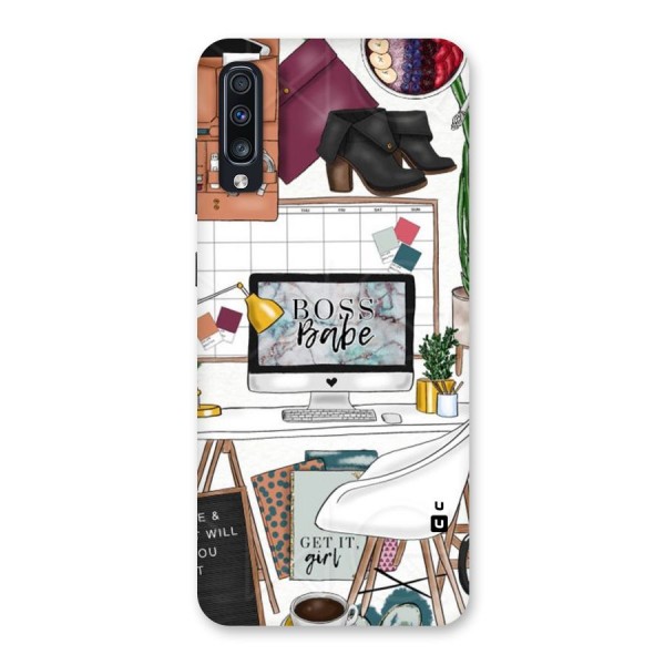 Boss Babe Back Case for Galaxy A70