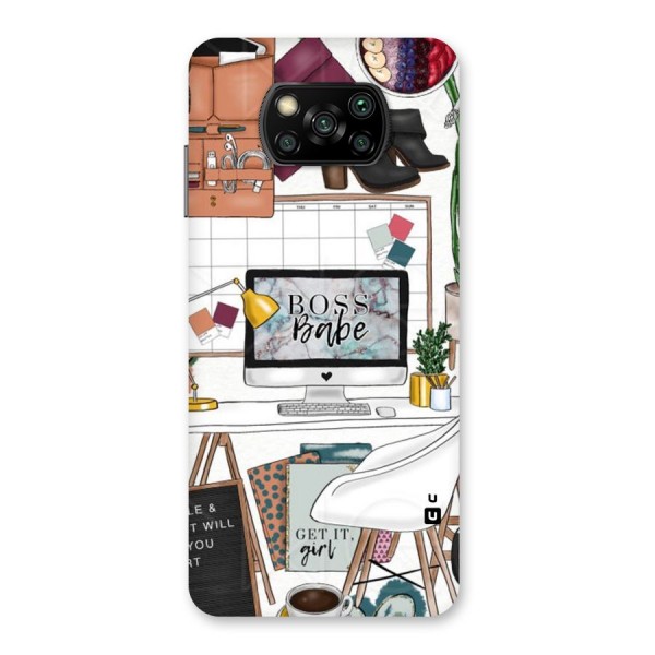 Boss Babe Back Case for Poco X3