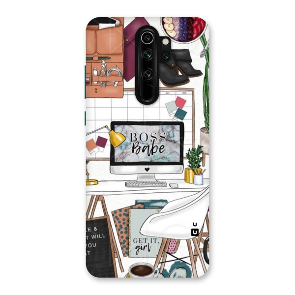Boss Babe Back Case for Redmi Note 8 Pro