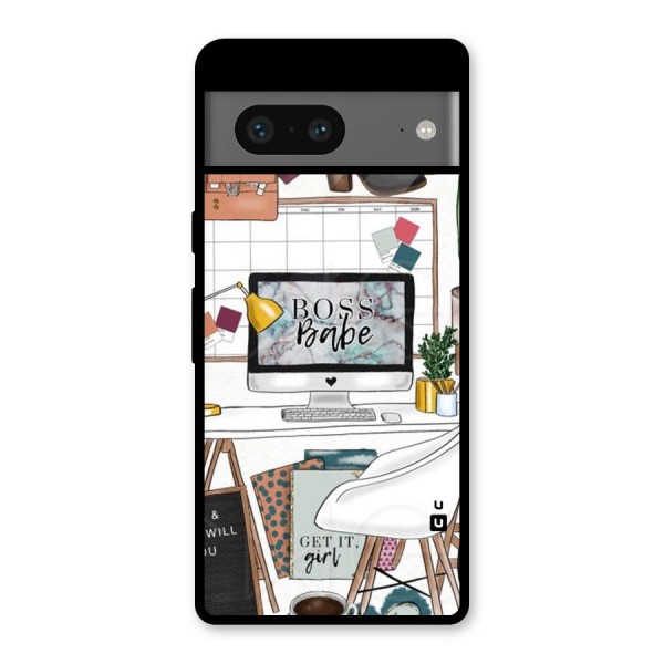 Boss Babe Glass Back Case for Google Pixel 7