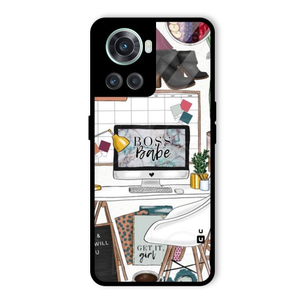 Boss Babe Glass Back Case for OnePlus 10R
