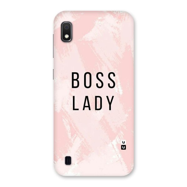 Boss Lady Pink Back Case for Galaxy A10