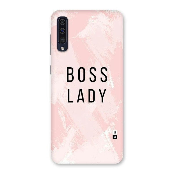 Boss Lady Pink Back Case for Galaxy A50