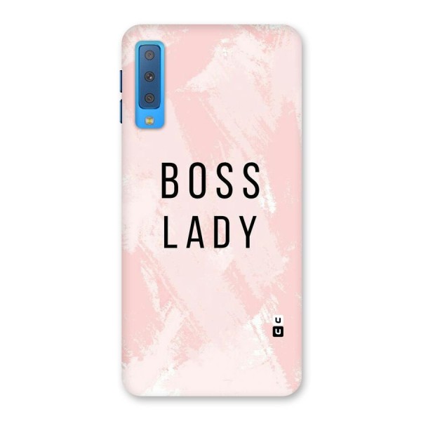 Boss Lady Pink Back Case for Galaxy A7 (2018)
