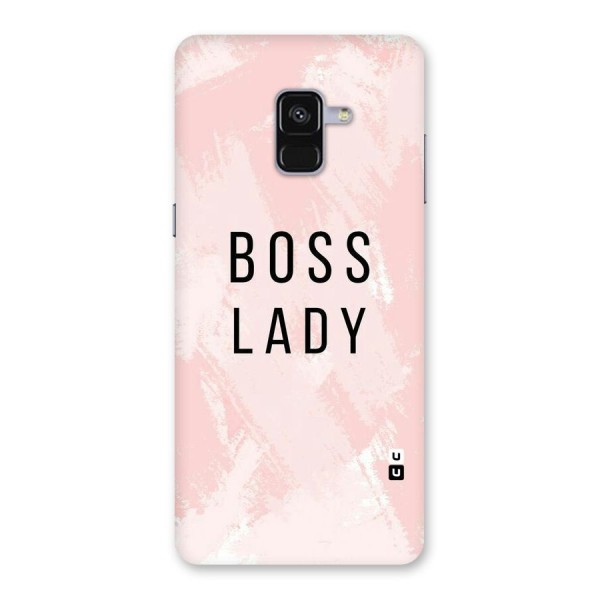 Boss Lady Pink Back Case for Galaxy A8 Plus