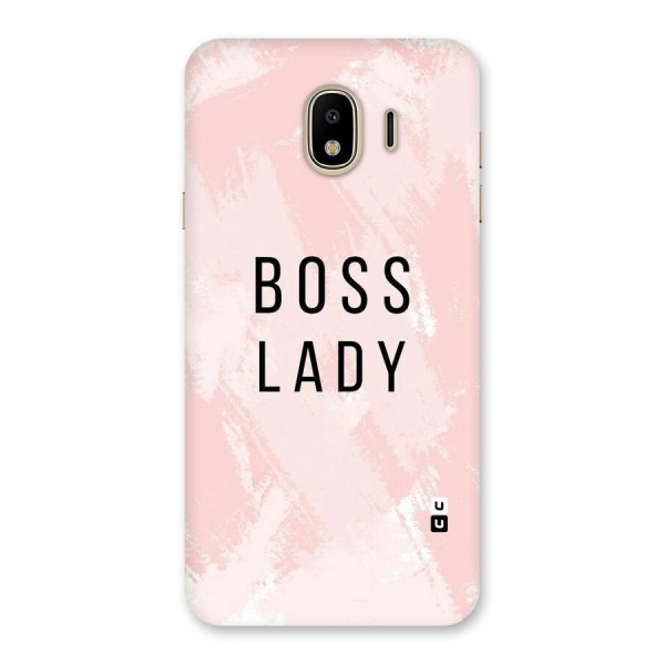 Boss Lady Pink Back Case for Galaxy J4
