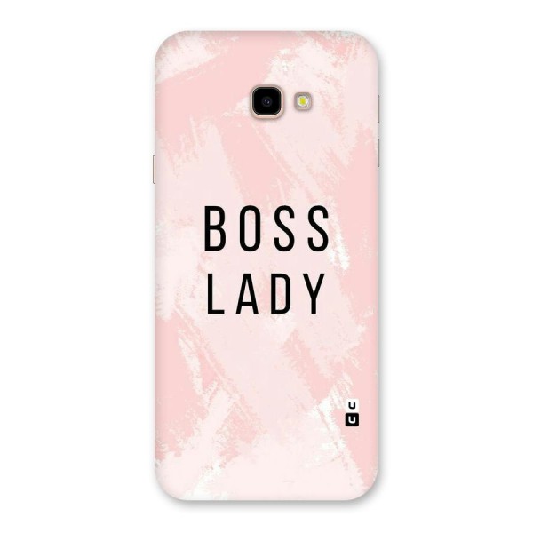 Boss Lady Pink Back Case for Galaxy J4 Plus