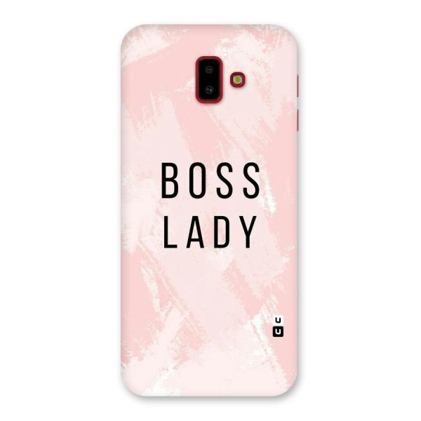 Boss Lady Pink Back Case for Galaxy J6 Plus