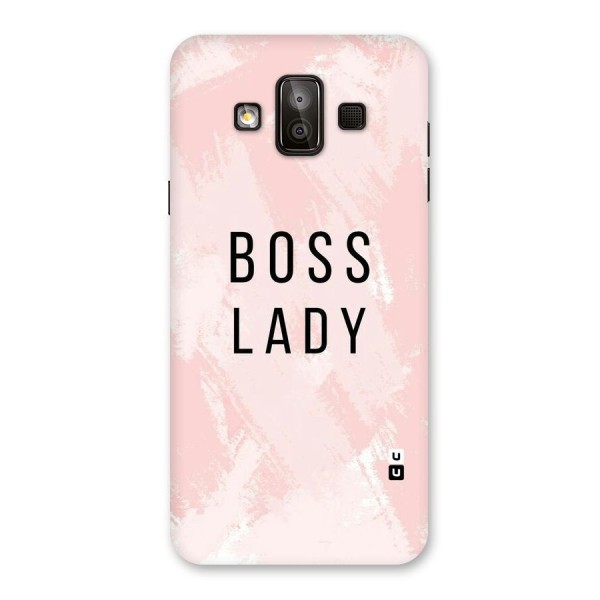 Boss Lady Pink Back Case for Galaxy J7 Duo
