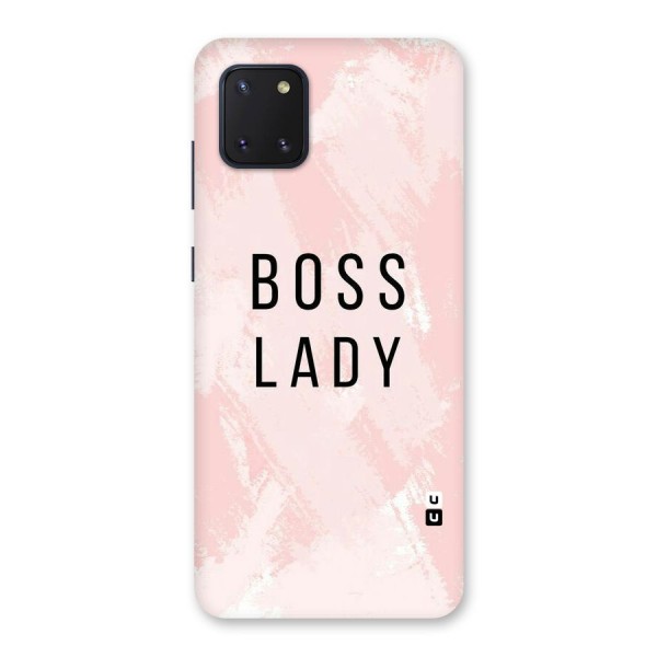 Boss Lady Pink Back Case for Galaxy Note 10 Lite