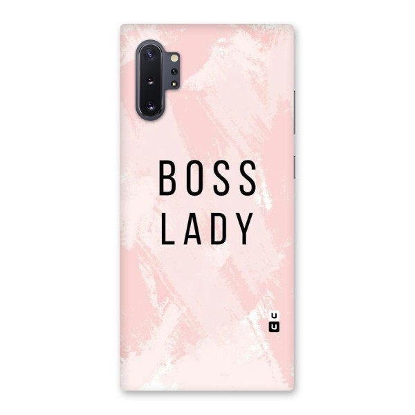 Boss Lady Pink Back Case for Galaxy Note 10 Plus