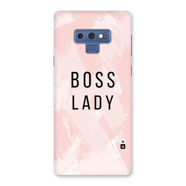 Boss Lady Pink Back Case for Galaxy Note 9