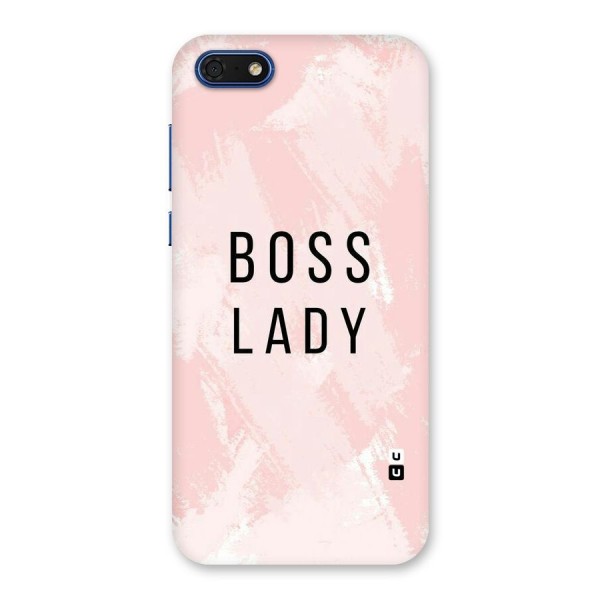 Boss Lady Pink Back Case for Honor 7s