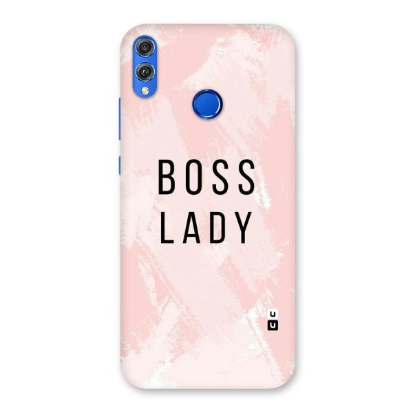 Boss Lady Pink Back Case for Honor 8X