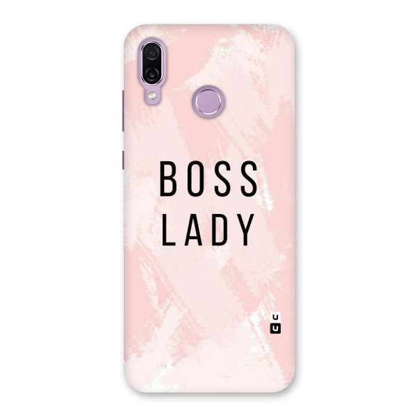 Boss Lady Pink Back Case for Honor Play