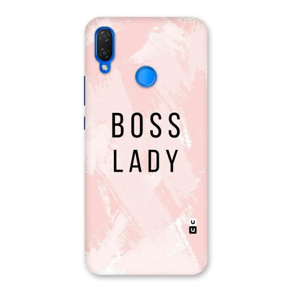 Boss Lady Pink Back Case for Huawei P Smart+